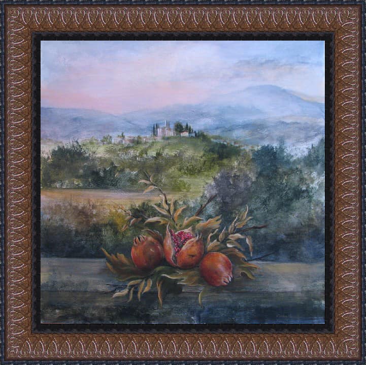 pomegranate painting